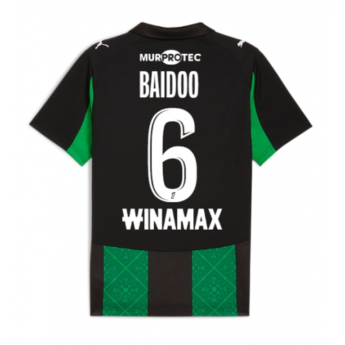 Billige Fotballdrakt RC Lens Samson Baidoo #6 Replika Bortedrakt 2025-26 Kortermet Billige Fotballdrakt RC Lens Samson Baidoo #6 Replika Bortedrakt 2025-26 Kortermet